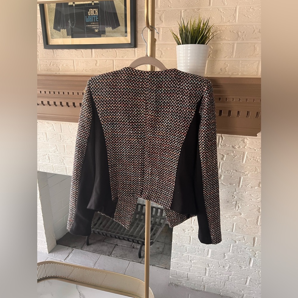 Unique Tweed Patterned Blazer - image 3